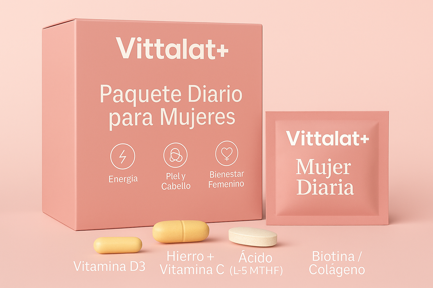 Vitaminas Diarias para Mujeres Latinas – Pack de 30 Días