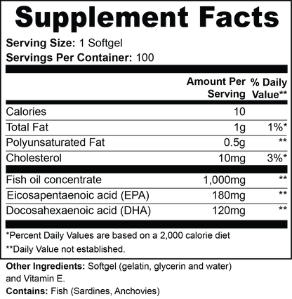 Omega-3 Antiinflamatorio Natural para Corazón, Cerebro y Articulaciones