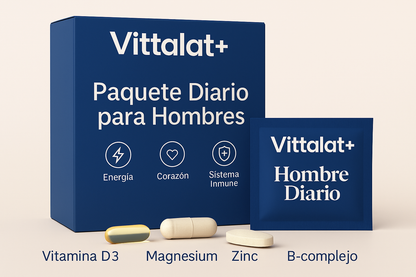 Vitaminas Diarias para Hombres Latinos – Pack de 30 Días
